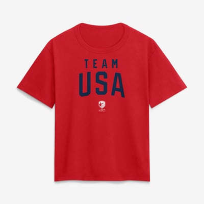 Team USA Women's Summer Games Fencing T-Shirt - Red